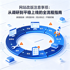 商丘建站-网站改版注意事项：从调研到平稳上线的全流程指南