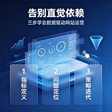 商丘建站-告别直觉依赖：三步学会数据驱动网站运营