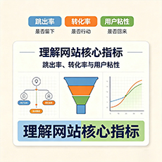 商丘建站-理解网站核心指标:跳出率、转化率与用户粘性
