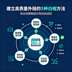 商丘建站-建立高质量外链的5种白帽方法